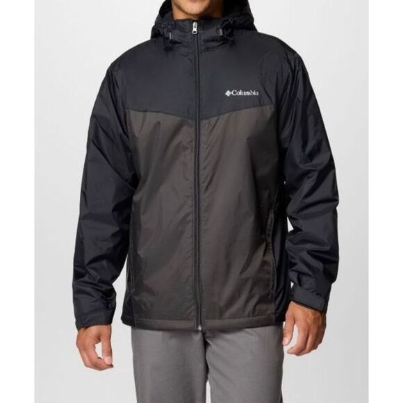Columbia Glennaker II Sherpa Lined Waterproof Men's Hooded Jacket Medium - Picture 1 of 13